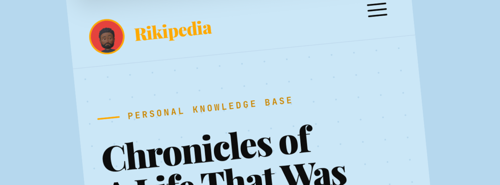 Rikipedia screenshot