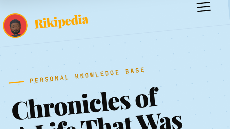 Rikipedia screenshot